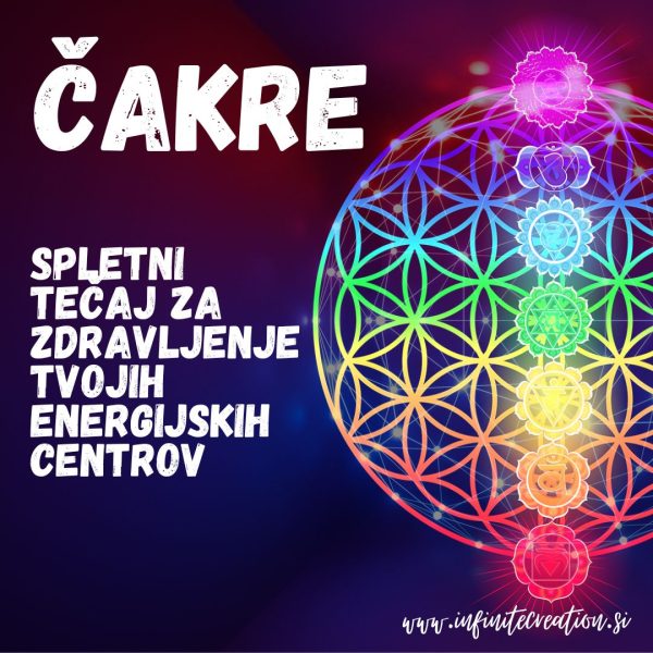 Čakre - spletni tečaj za zdravljenje energijskih centrov